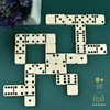 Queensell Jumbo Dominoes Set for Adults and Kids – Domino