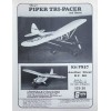 Sterling Model Airplane Plans (RC-UC): Piper Tri-Pacer 44" Scale for