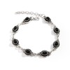 Turquoise Anklets for Women Waterproof Boho Black Silver Ankle Bracelet