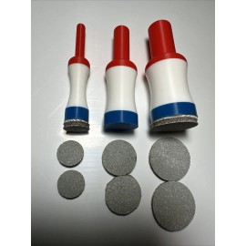 American Dream Custom Paint 3pc GOLD LEAF SPINNING SET 0.5-1.0" w/ 6 PADS GILDING TURN TOOL spinner spin 3X!