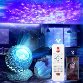 Galaxy Projector Dinosaur Egg Star Projector, Galaxy Light Projector with Bluetooth Speaker, Night Light and White Noise,Timer, Remote Control Color Changing Mood Lighting/Gifts Bedroom Decor