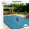 Wood Grip Swimming Pool Stainless Steel Spring Covers with Stopper