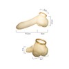 Toylie Latex Sleeve L, 14.5 cm Shaft Length, Semi Transparent