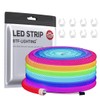 BTF-LIGHTING 13.1FT WS2811 WS2812B IC RGB 360 Degree Round Reticulate