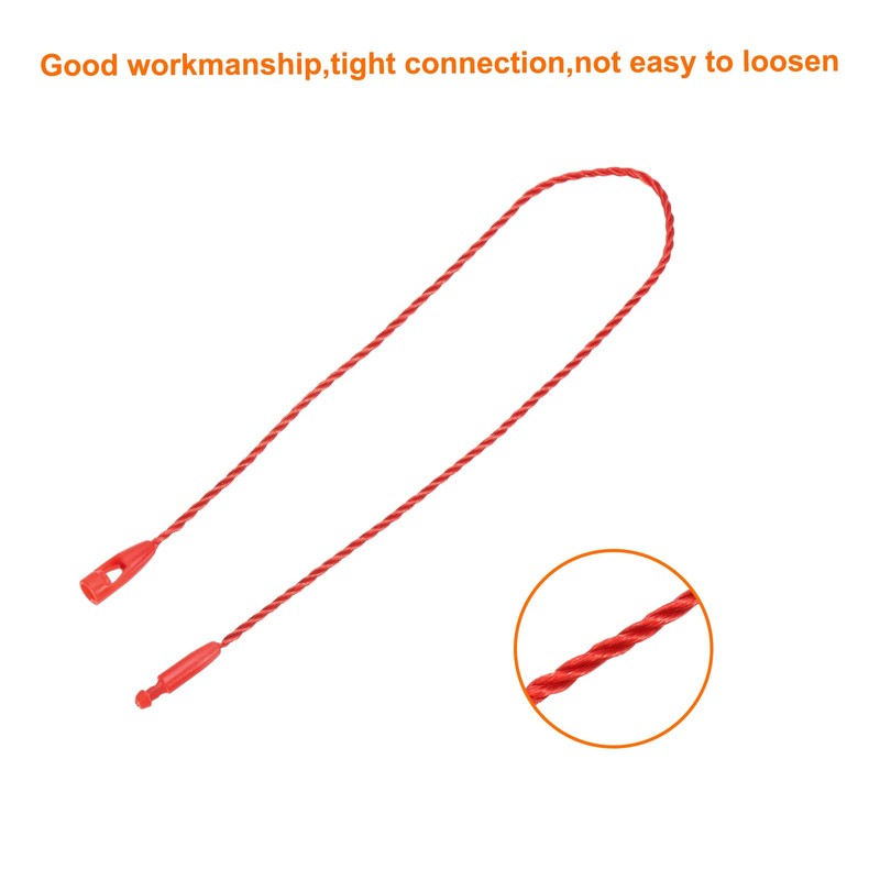 MECCANIXITY Cotton Hang Tag String Snap Lock Pins Loop Price