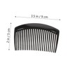 Baluue 10pcs Hair Combs Teeths for Hairdressing Lightweight Detangling Combs