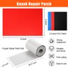 Gejoy Inflatable Boat Repair Kit Include 3 x PVC Patch,