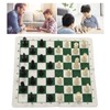 Chess Checkers Set PP Chess Pieces PU Imitation Leather Chess