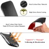 AeroBon TSX Real Carbon Fiber Interior Trim Overlay Compatible with