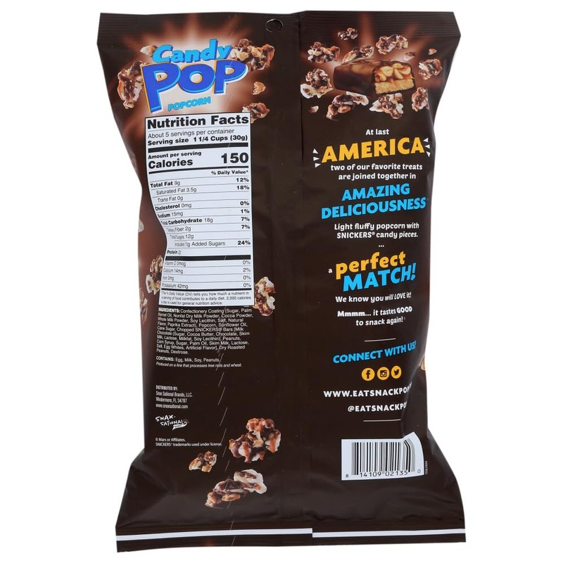 Popcorn 2 x 149g (Snickers)