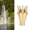 Copper Water Fountain Nozzle Direct Spraying Universal Adjust Pool Sprinkler
