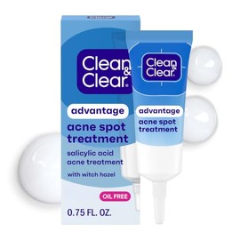 Limpiador exfoliante Advantage Clean & Clear, Tratamiento localizado para acné, paquete de de 1