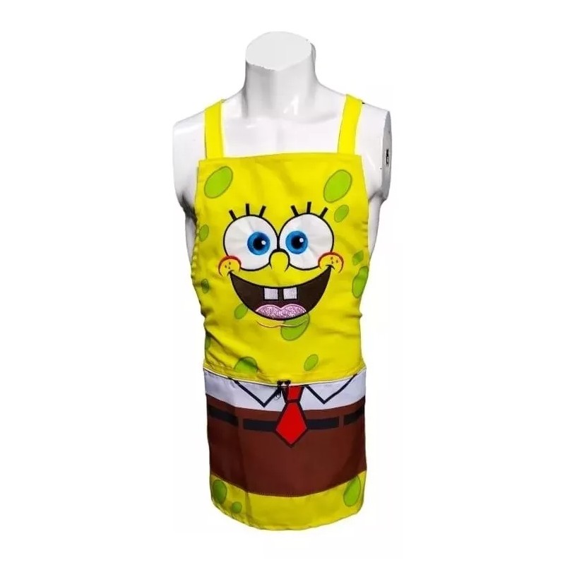 Movasa 2 Mandiles Baberos Delantales Bordados Bob Esponja Patricio