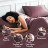 LIFCOM Satin Sheets Twin Size Bed Set,Similar to Silk Sheets,3Pcs