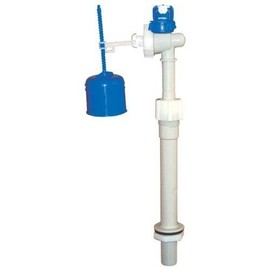 Thomas Dudley 320714 1/2-Inch 15 mm Plastic Hydroflo Bottom Entry Adjustable Inlet Float Valve, Blue, White