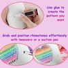 40 Colors Bedazzling Kit, 32000 Pcs Resin Jelly Rhinestones for