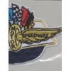 IMS Indianapolis Motor Speedway Wings Wheel & Flags Embroidered Miller