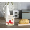 Mushroom Butter Crock For Counter With Water Line French Butter