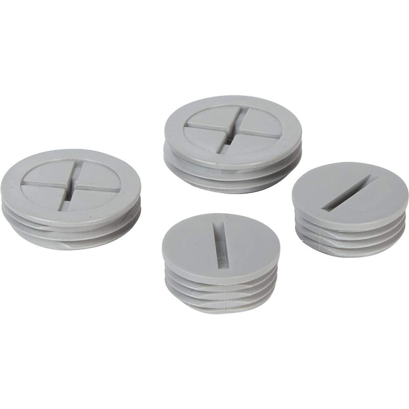 Hubbell-Bell PCP47550GY Weatherproof Accessories with Nonmetallic Closure Plug and 1/2-Inch