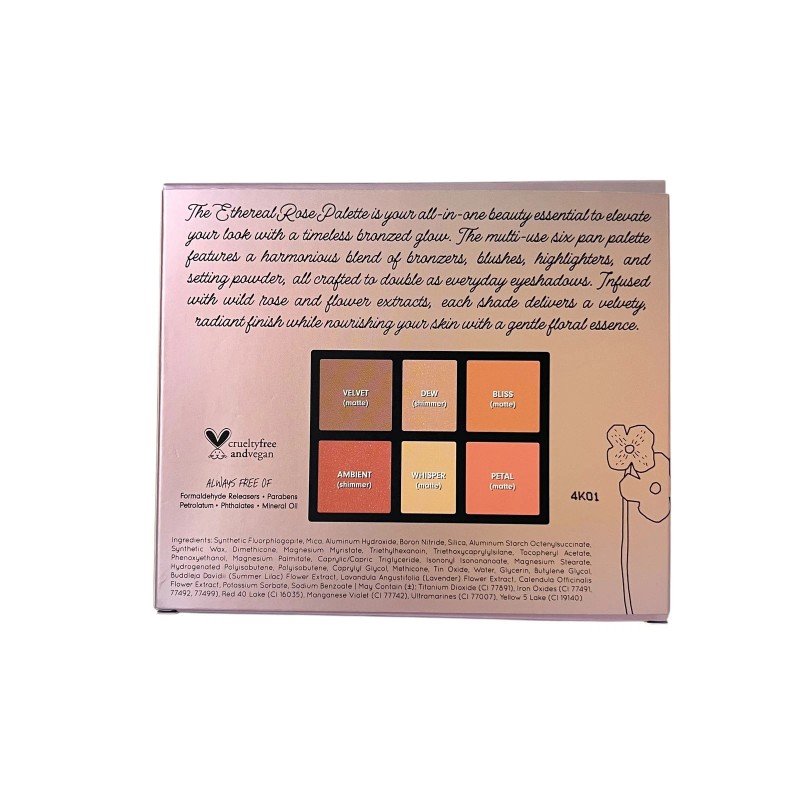 Wingme Ethereal Rose Face and Eye Palette Light Medium