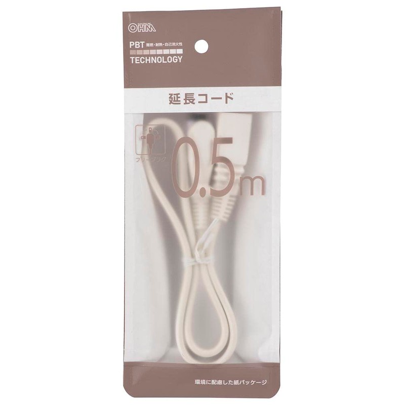 Ohm (OHM) Electric Extension Cord Indoor Power Strip 1 x