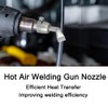 SagaSave Stainless Steel Hot Air Welding Gun Nozzle for Delicate