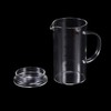 PATIKIL 500ml Glass Measuring Cup, 3.3 Borosilicate Glass Graduated Black