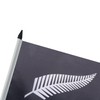 New Zealand Fern Table Flag 5'' x 8'' plastic stick