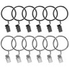 Acooruiteng Curtain Rings with Clips Curtain Clips Metal Decorative Curtain