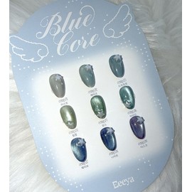 Blue Core ഒ One Color Handmade Nail Tips - Almond Egg / 블루코어 ഒ 원컬러 수제네일팁 - 아몬드에그
