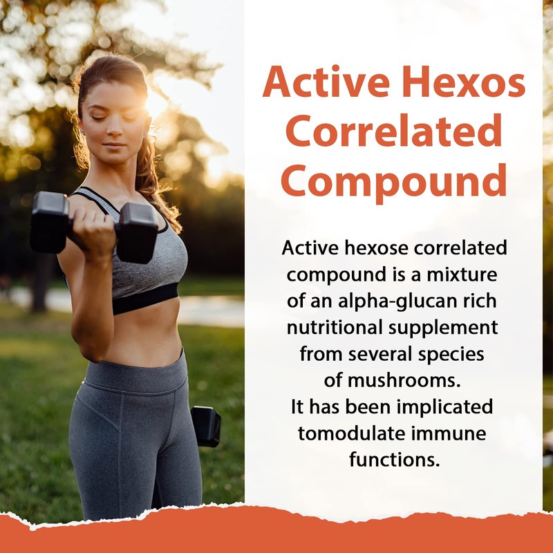 Active Hexose Correlated Compound 500mg - Supports Immune Health, Liver