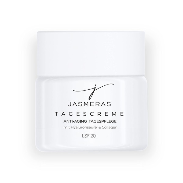 JASMERAS Anti-Ageing Face Cream with Hyaluronic Acid & Collagen -
