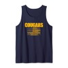 Mount Blue Cougars USA Flag Pride Tank Top