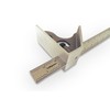 LaSquare 12” SAE Machinist Combination Square, Saddle Square, Stainless Steel