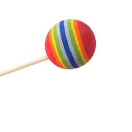 ccHuDE 4 Pcs Lollipop Drum Mallet Sticks Foam Head Percussion Sticks Round Felt Drum Stick Hand Percussion Beat Sticks Instrument Accessories for Kids