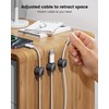 6 Pack Magnetic Cable Clips – Cord Organizer & Holder,