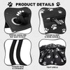 HOLYLUCK Drawstring Backpack Bag Sport Gym Sackpack, Black Background White