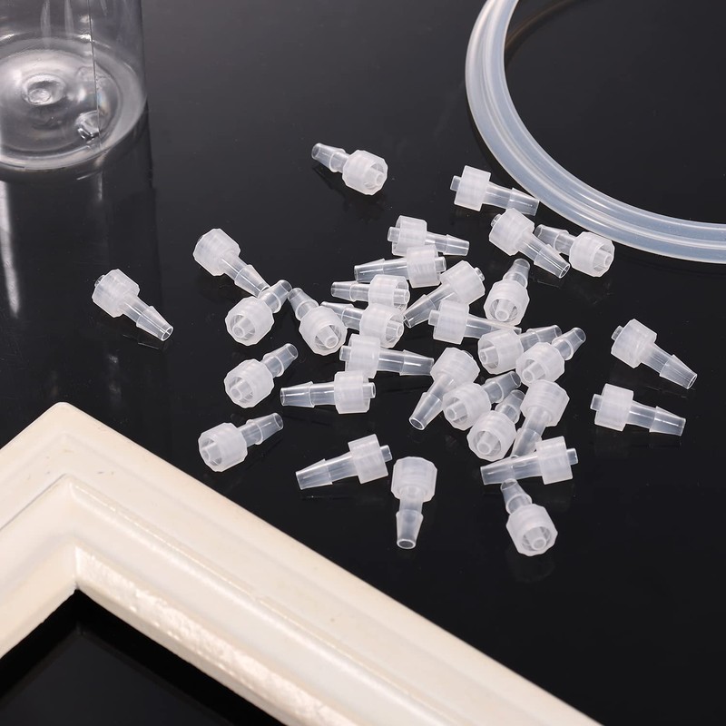 30pcs Syringe Adapter, Male Luer Lock 5/32 Inch Luer Lock