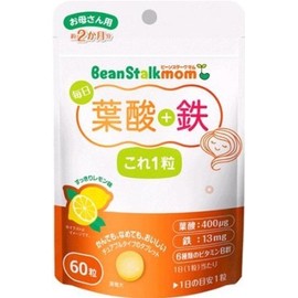 ビーンスタークマム 毎日葉酸+鉄これ1粒 60g(60粒)×3袋セット