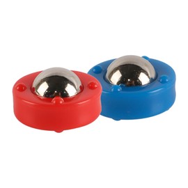 Laroal Shuffleboard Pucks Rollers Set Replacement Rollers for Desktop Sliding Bead Shuffleboard Games Tabletop Shuffleboard Curling Rink Pucks Accessories