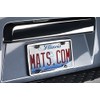 WeatherTech ClearCover License Plate Cover and Frame, White/Black