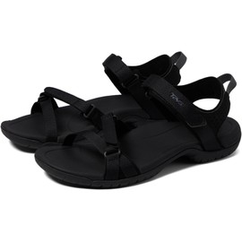 Teva Women's Verra Outdoor Sandal, Black/Black, US 10