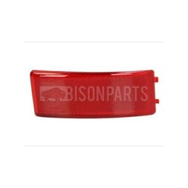 Bison Parts FOR050 LH Passenger Side Rear Bumper Reflector, Red