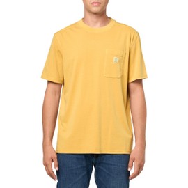 Timberland Men's Garment Dye Chest Pocket Tee, Chai Tea, Small