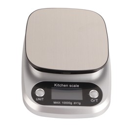 Electronic Scale Digital Display Compact Weighing Scale for Home Kitchen Baking Cooking 10KG 1G