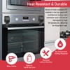 Luxiv Childproof Oven Door Lock 1 Pack Updated Oven Front