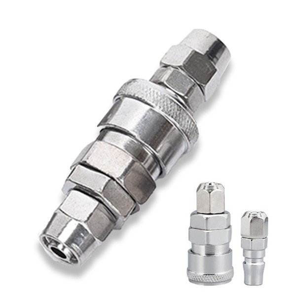 Air Coupler Air Hose Outer Diameter 0.3 inch (8 mm),
