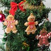 Christmas Tree Decorations with Lanyard, Gingerbread Men for Christmas Tree
