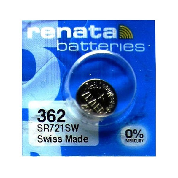 Silver Oxide Button Cell Battery 362