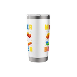 Funny Family Master Builder Kids Building Bricks Blocks Toy Stainless Steel Insulated Tumbler